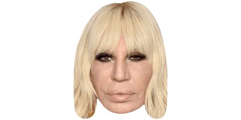 facemask versace|current pictures of donatella versace.